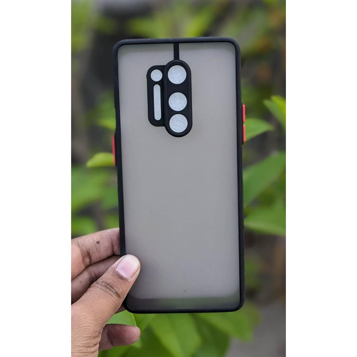 Camera Protection Bumper Phone Cases For OnePlus 8 Pro Matte Translucent Shockproof Back Cover