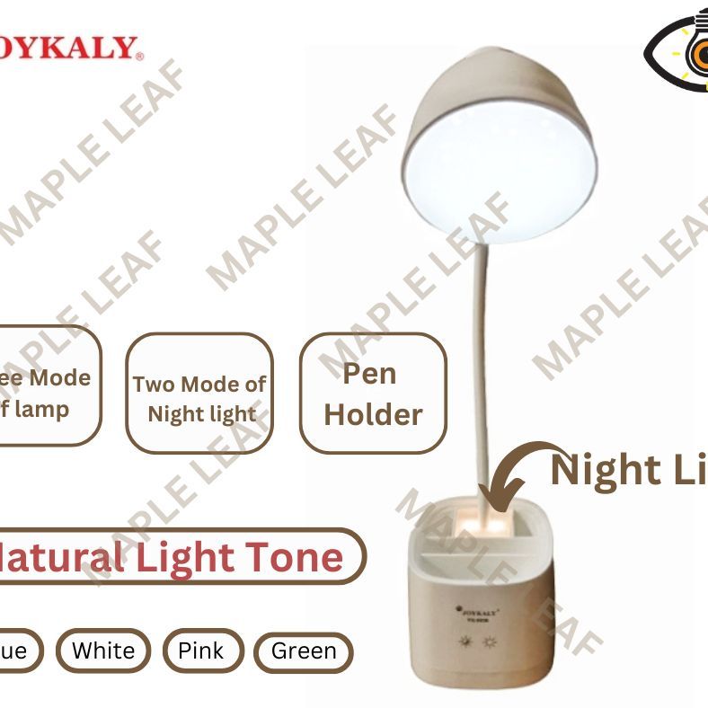 Joykaly LED Table Lamp Rechargeable Eye Protective 1200 mAH
