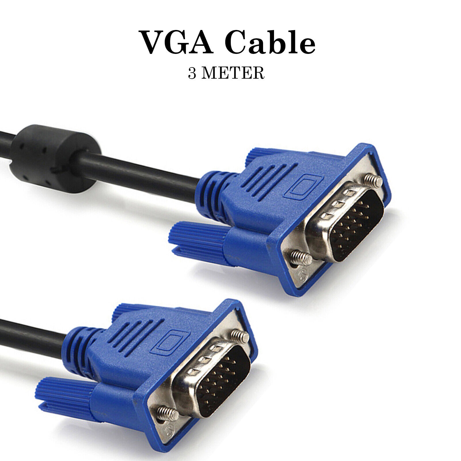 Monitor VGA Cable 1.5 Meter VGA to VGA Cable for Computer