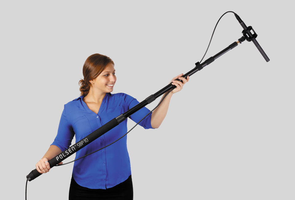Camera Boom Stand For Microphone (Black). 
