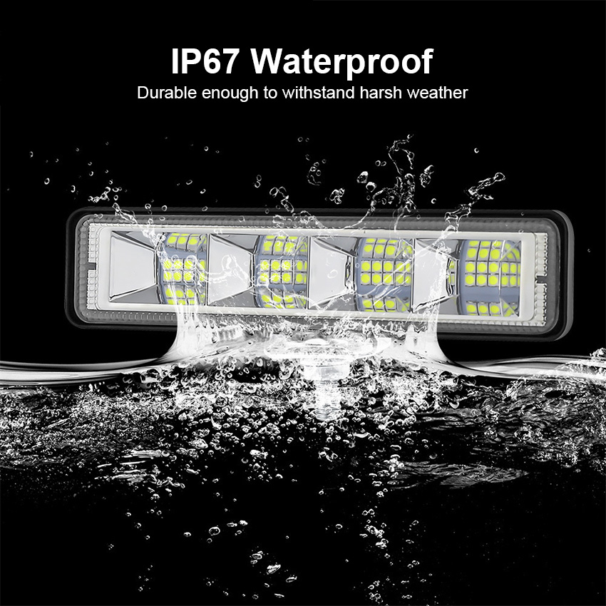 Geepact 1PCS 16 LED Car Work Light Fog Lamp Driving Lamp Spot Light Work Lamp Spot Beam Work Light Spotlight Headlight for Off  Road SUV Car Boat Truck. 