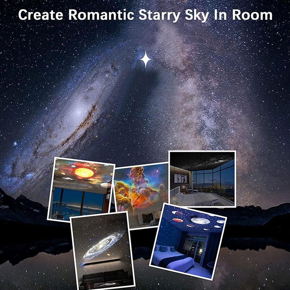 High-definition Focusing Light Galaxy Projector 12-in-1 Planetarium Star Projector Starry Sky Light Starry Atmosphere Light Usb Night Light Delivery. 