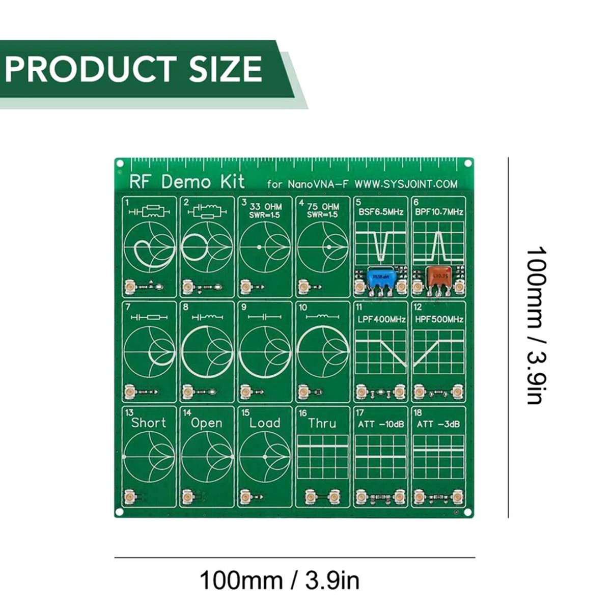 RF Demo Kit -F RF Test Board HAM Vector Network Test. 