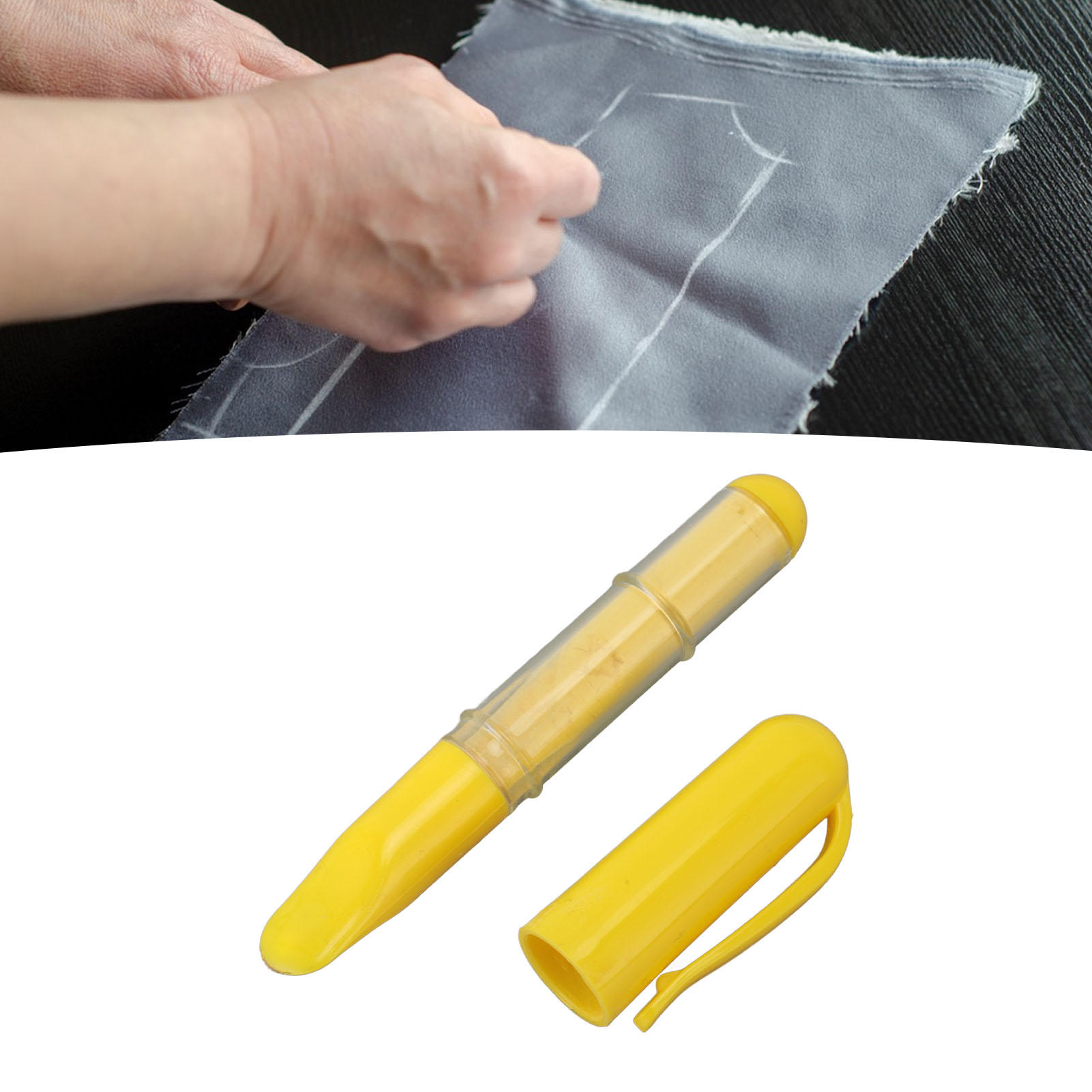 Fabric Chalk Liner Pen Portable Fabric Chalk Marker Easy To Remove for Quilting. 