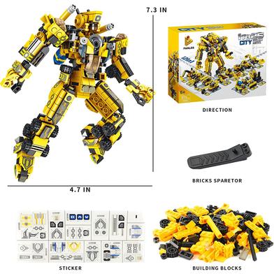 Robot Lego 12 in 1 573 Pcs Transformer City Project Building Block for Kids- 633008