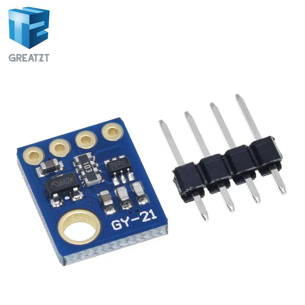 【happy one】Si7021 GY-21 Module Industrial Precision Humidity I2C IIC Module For Arduino Low Power CMOS IC Module. 