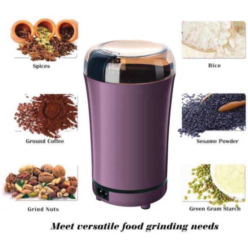 Versatile Portable Electric Coffee Grinder: Grind Herbs, Spices, Nuts, and Grains Effortlessly. 
