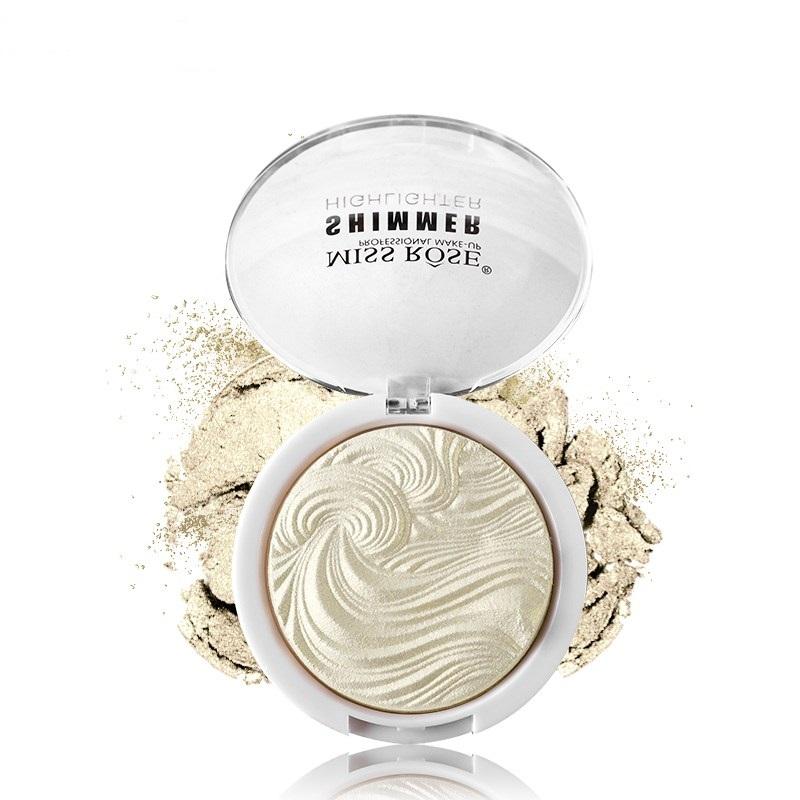 D Shimmer Powder Highlighter Palette Face Base Illuminator-Shade 01. 