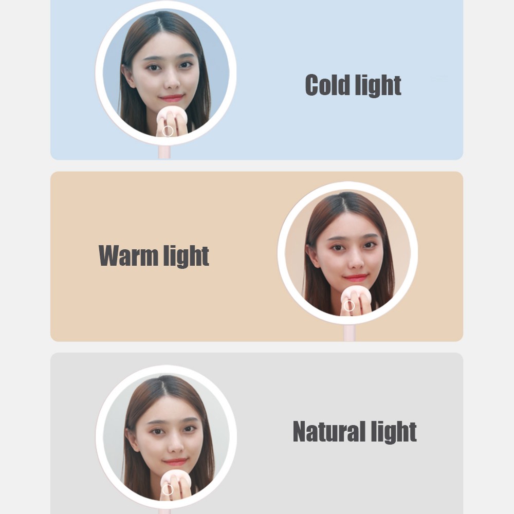 DOCO Daylight Mirror LED Makeup Mirror Light Vanity Make up Mirrors Lamp - white. 