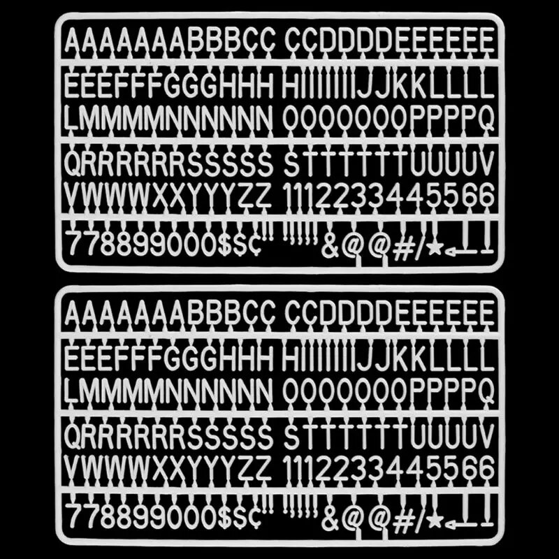 Letter Board Letters Set 300 Numbers Special Characters Words For Felt ...