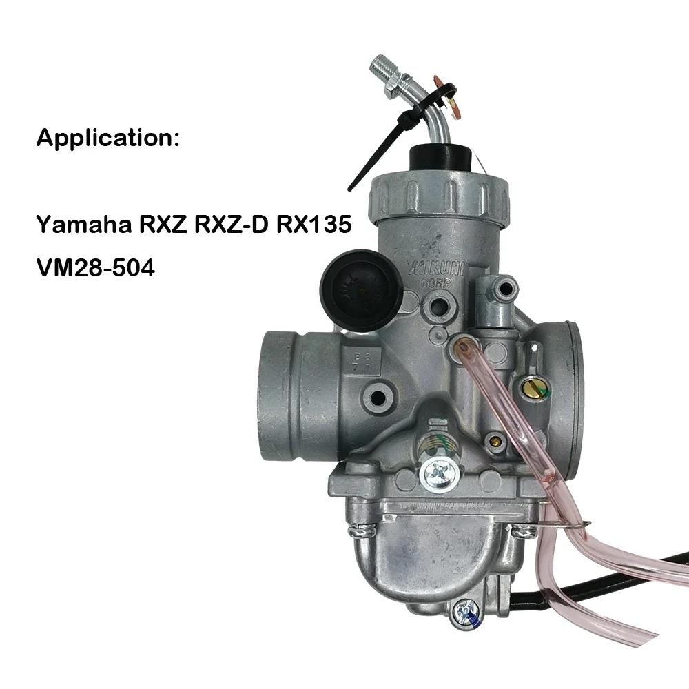 Carburetor RX135 RXZ 28mm RXZ RXZ-D For Yamaha VM28-504 28mm Carb Mikuni Carburatore RX 135 Carburador Motorcycle Parts. 