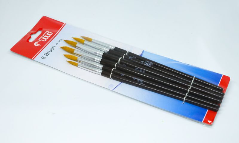 TiTi Artist 6 Flat Brush (7-12)