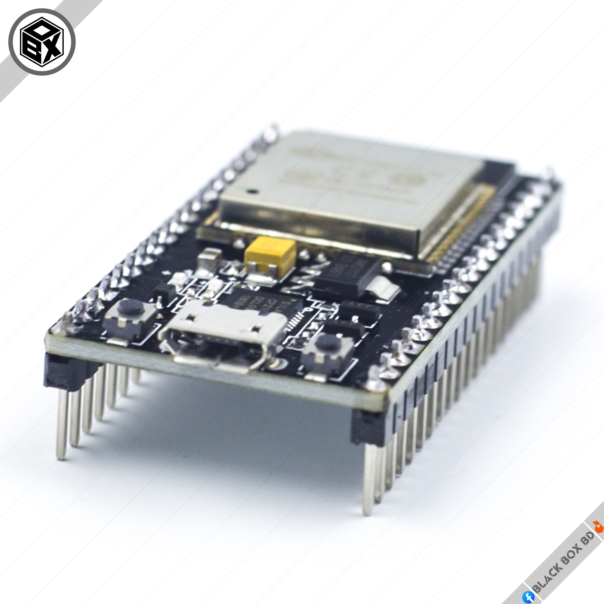 NodeMcu ESP32 32S Wroom Built-in WIFI + BLUETOOTH SoC Module CH340 32BIT, 240MHZ 30P DEVELOPMENT BOARD for Robotics, IOT and DIY Electronic Project.Alternative of Arduino and Raspberry pi.. 