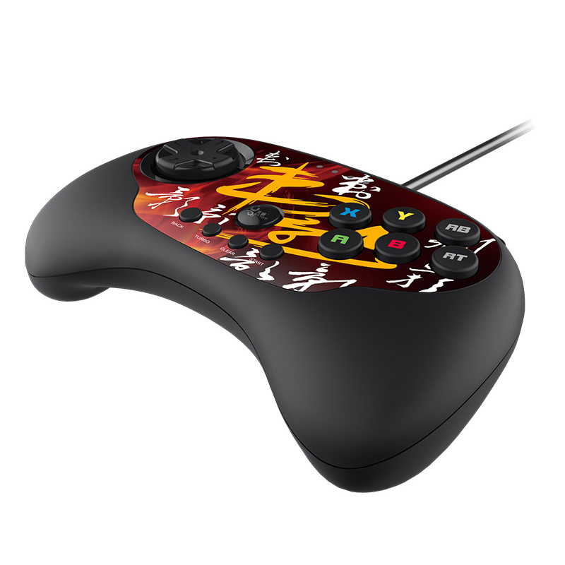 Original Betop BEITONG Game Controller BTP-C3 USB Wired Gamepad Arcade Fighting Joystick For Android TV For PC Computer For PS3. 
