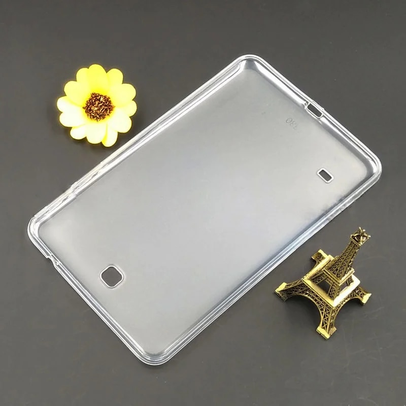 【YIYANGMAOYI111】Case For Samsung Galaxy Tab 4 8.0 SM-T330 SM-T331 T335 T337 360 Full Protective Soft Cover Clear Back Slim Cases. 