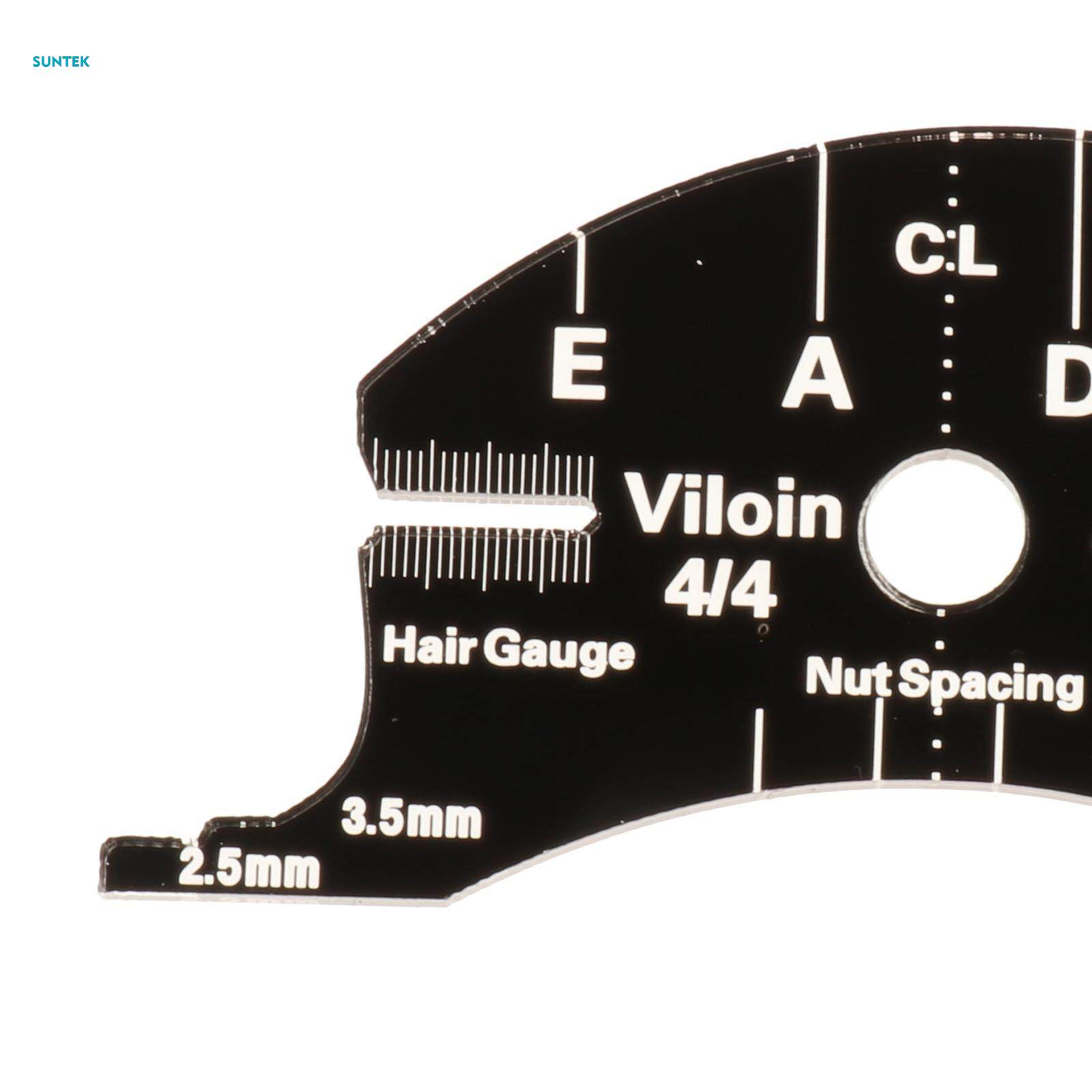 4/4 Violin Bridge Fingerboard Scraper Template for Cello Violin Double Bass