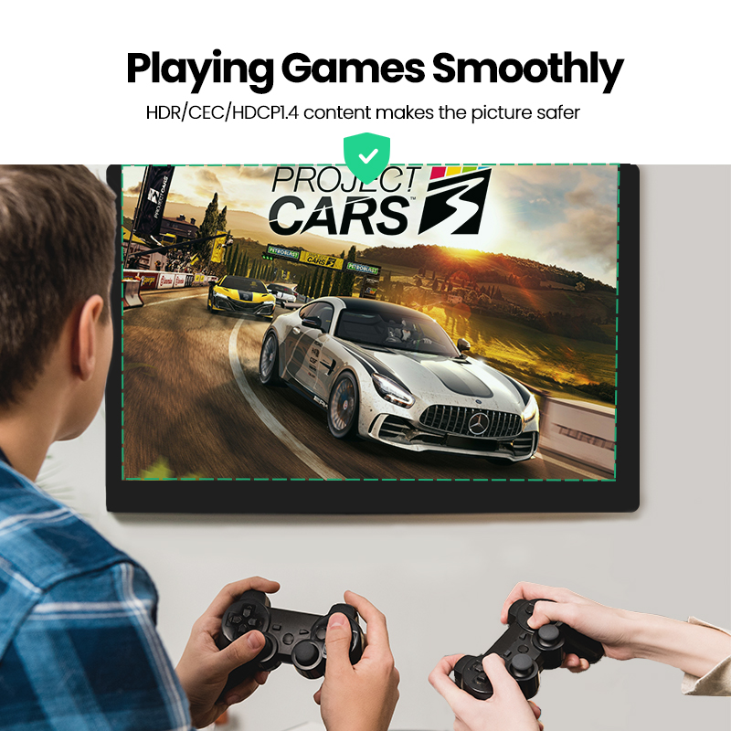 UGREEN HDMI Switch 4K 3 Ports HDMI Switcher Hub Adapter Splitter with IR Remote Control for PC  Xbox 360 One PS4 PS3 Nintendo Switch Blu-ray player Apple TV Roku Fire Stick. 
