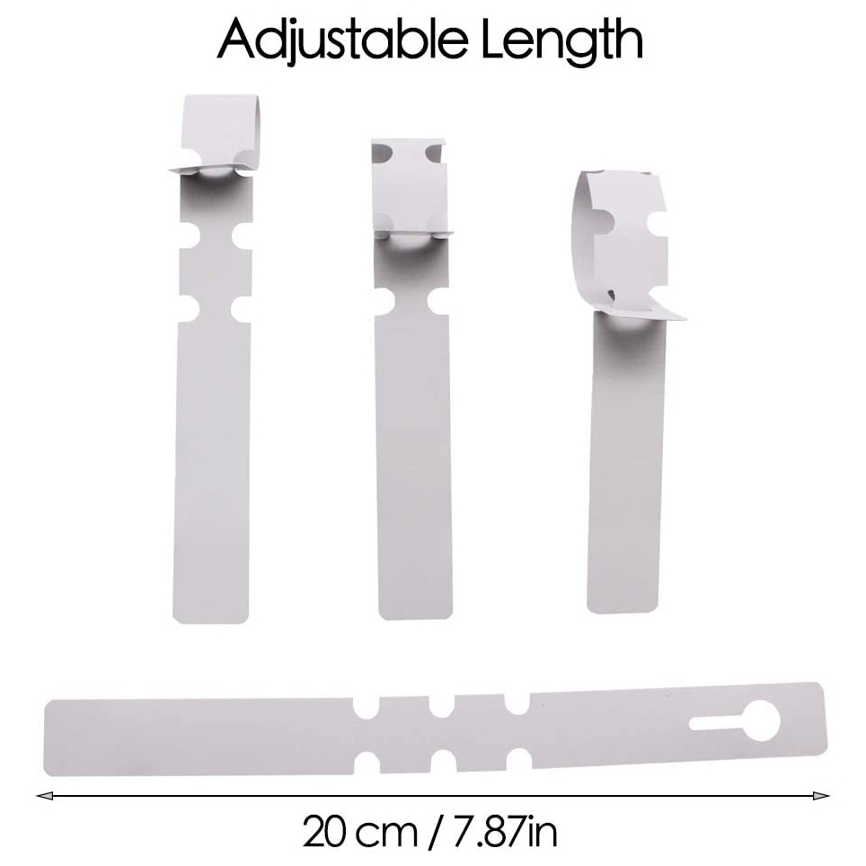 400 Pcs Plastic Plant Labels Wrap Around Tree Tags, White. 