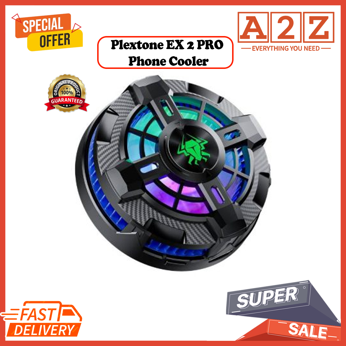 Plextone EX2 Pro RGB Magnetic Radiator Phone Cooler