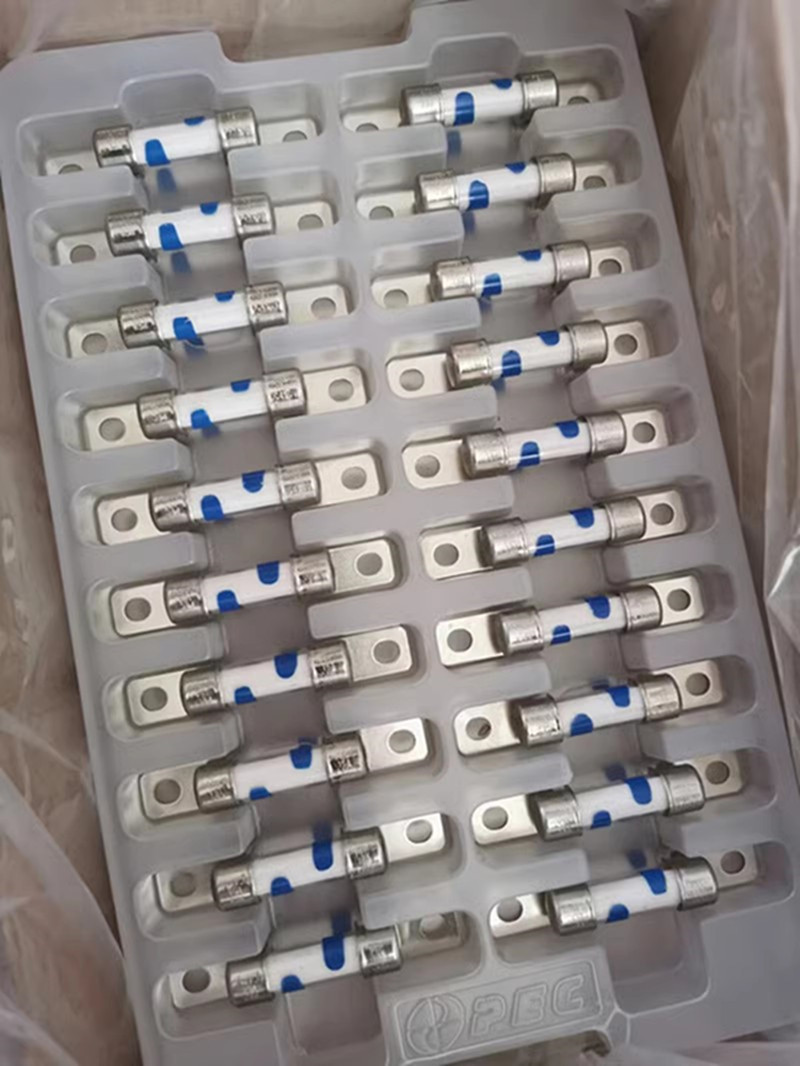 PEC New Energy Vehicle High Voltage DC450V fuse 10A/15A/20A/30A/40A/50A fuse tube electric compressor converter Automotive Fuses. 
