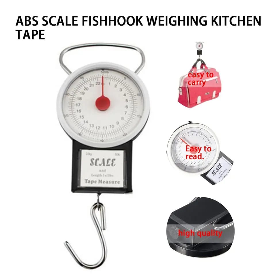 35 kg High-Precision Mechanical Weight Scale with 35 kg Capacity - Accurate Pointer Measurement for Home and Kitchen Use. 