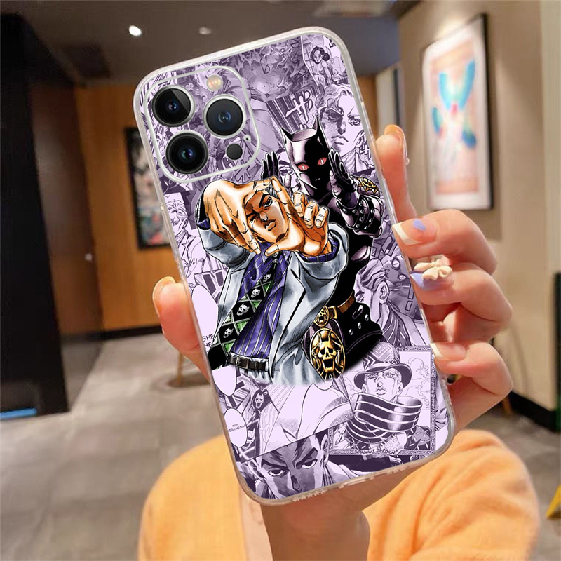 Jojo Bizarre Adventure Anime Phone Case For iphone 15 14 13 12 11 Pro Max  XS XR X 12mini 7 8 XR Mobile Phone Case Funda | Daraz.com.bd