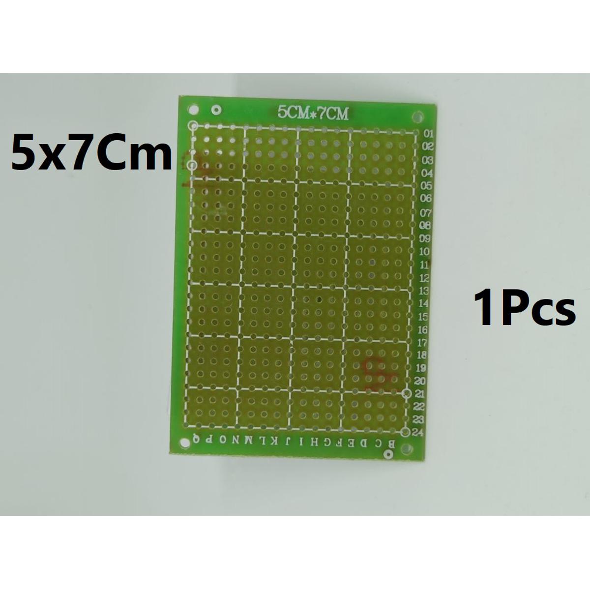 Veroboard Single Side Dot 7x5cm Glass Fiber Stripboard PCB Printed Circuit Board Project Board For Prototyping Weld Soldering Arduino DIY