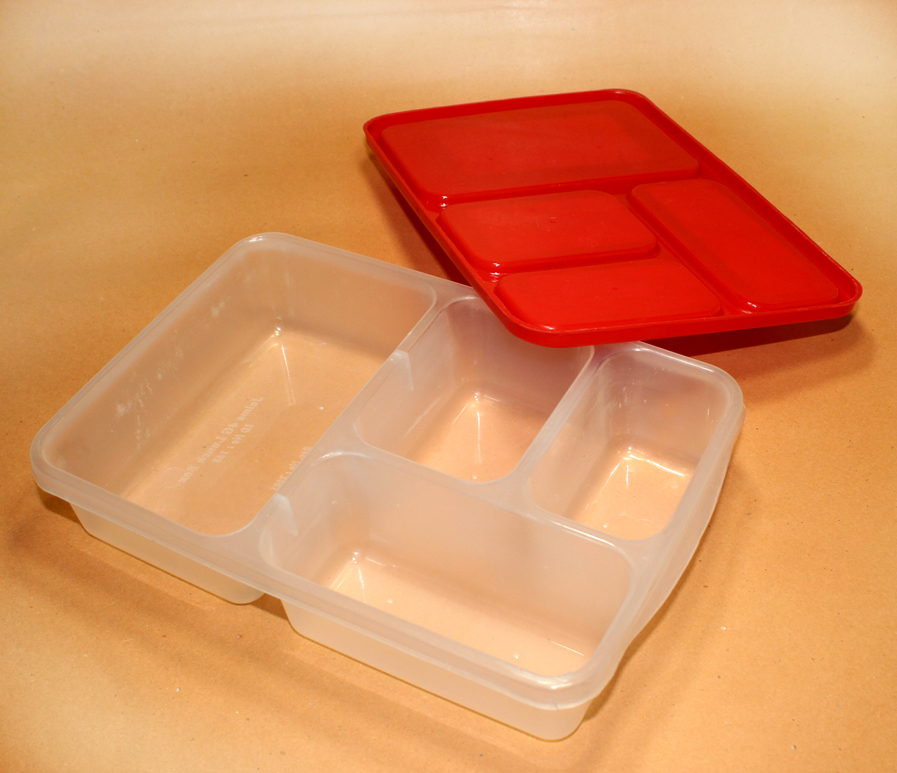 4 Container Plastic Multicolor Tiffin Lunch Box - Box - Tiffin Box For Office. 