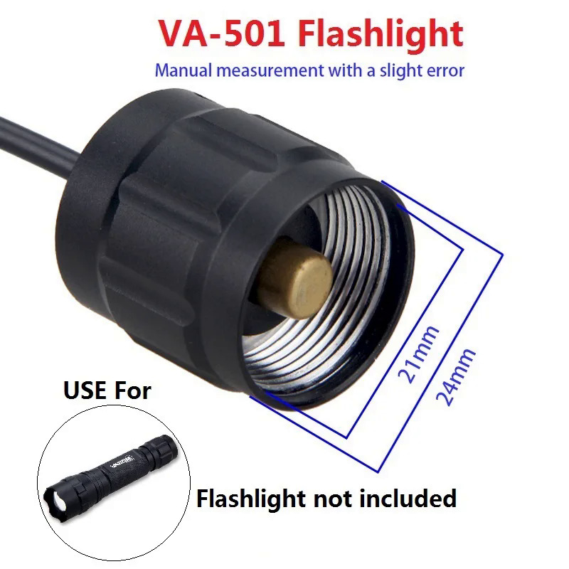 9 Model Pressure Switch Controller for C8/501/502B/VA-501/A100/C10/801/T67/710 Flashlight Torch Light Rat Tail Switch. 