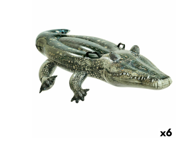 New Inflatable pool figure Intex Crocodile 86 x 20 x 170 cm (6 Units). 