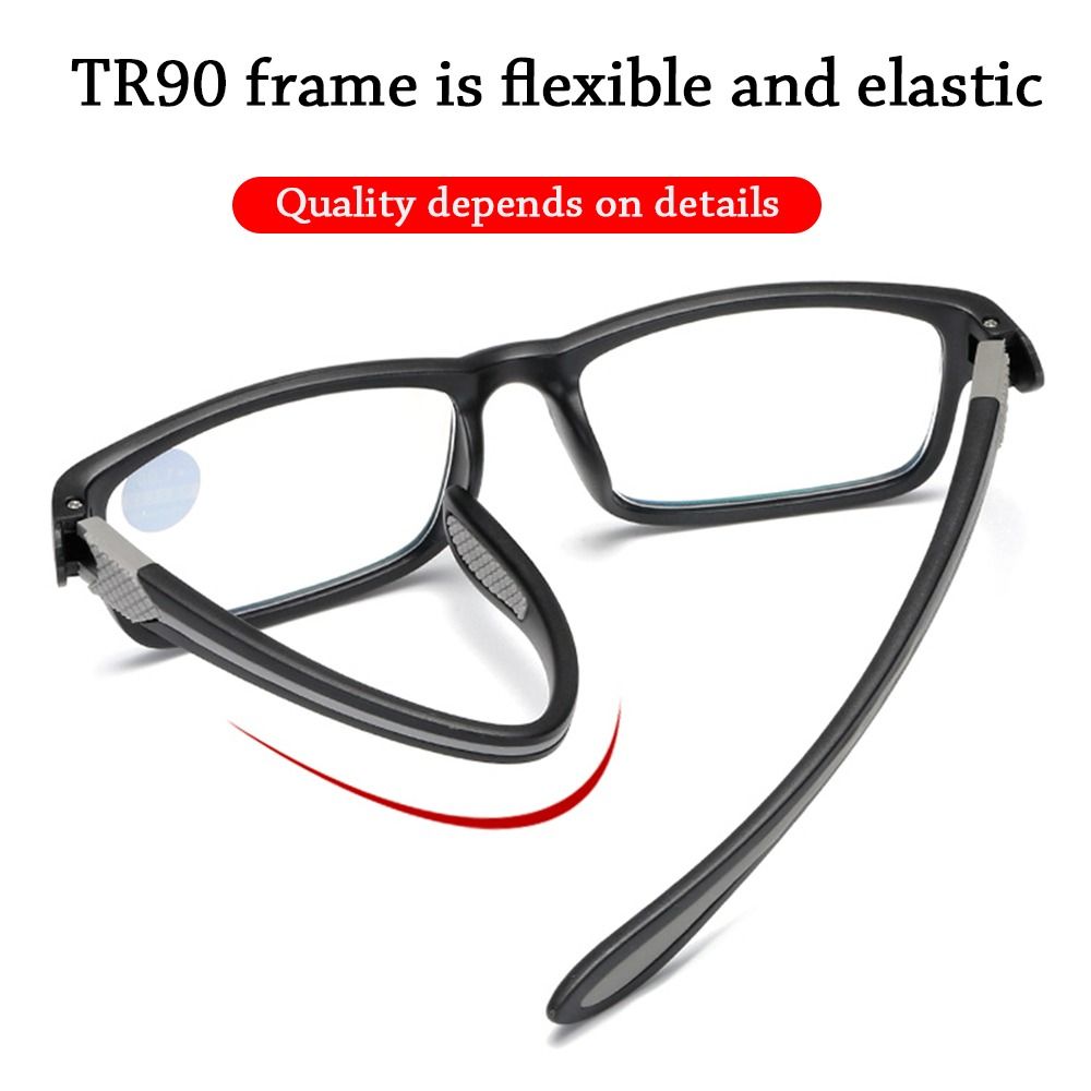 Office Simple Hyperopia Optical Eyewear Eye Protection Presbyopia Eyeglasses Reading Glasses Ultra Light Glasses Anti-Blue Light. 