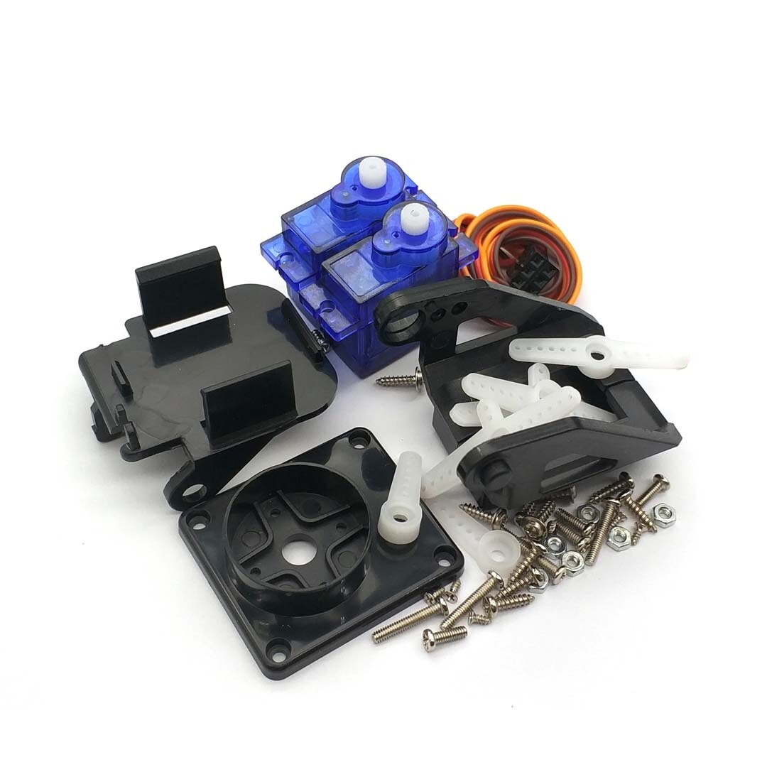 【DM bag factory Store】1 Set Pan/Tilt Camera Platform Anti-Vibration Camera Mount For Aircraft FPV + 2 Pcs SG90 9g Servo. 