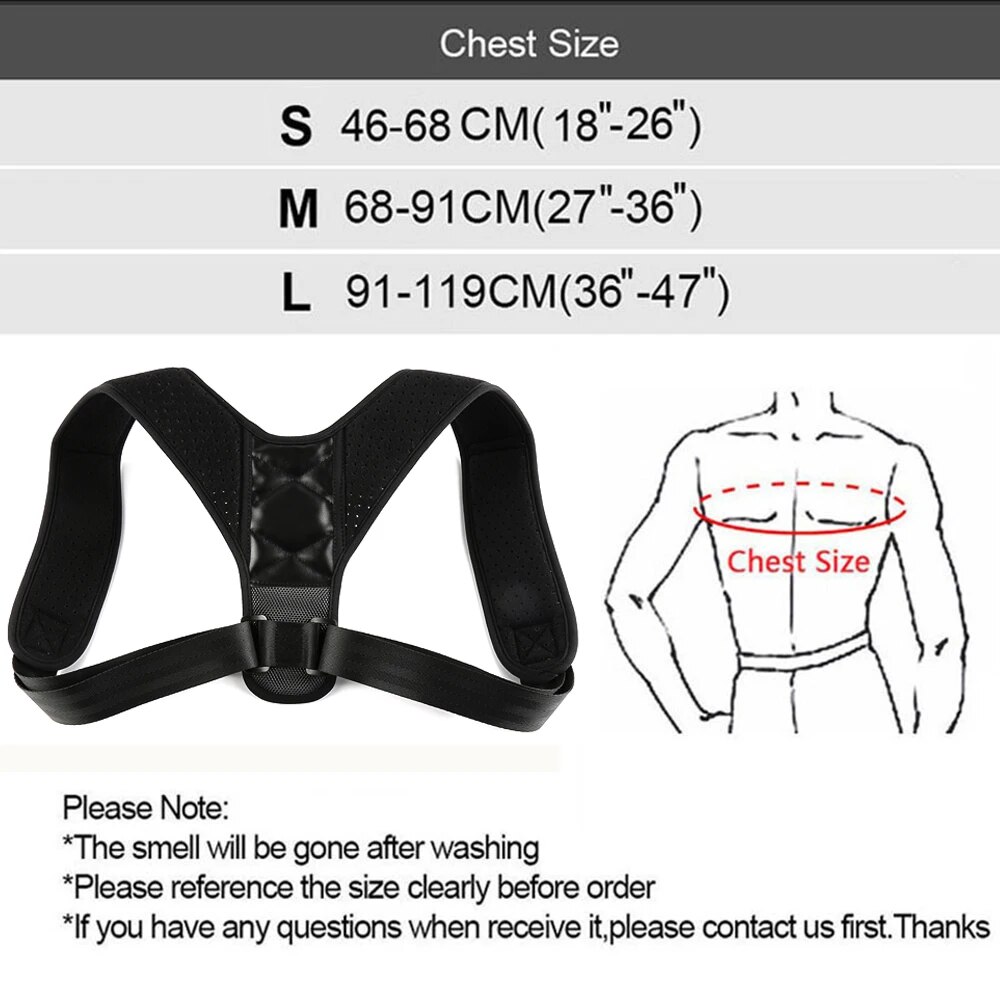 Posture Corrector for Women Men,Comfortable Posture Trainer for Spinal Alignment Posture Support, Adjustable Back Straightener. 