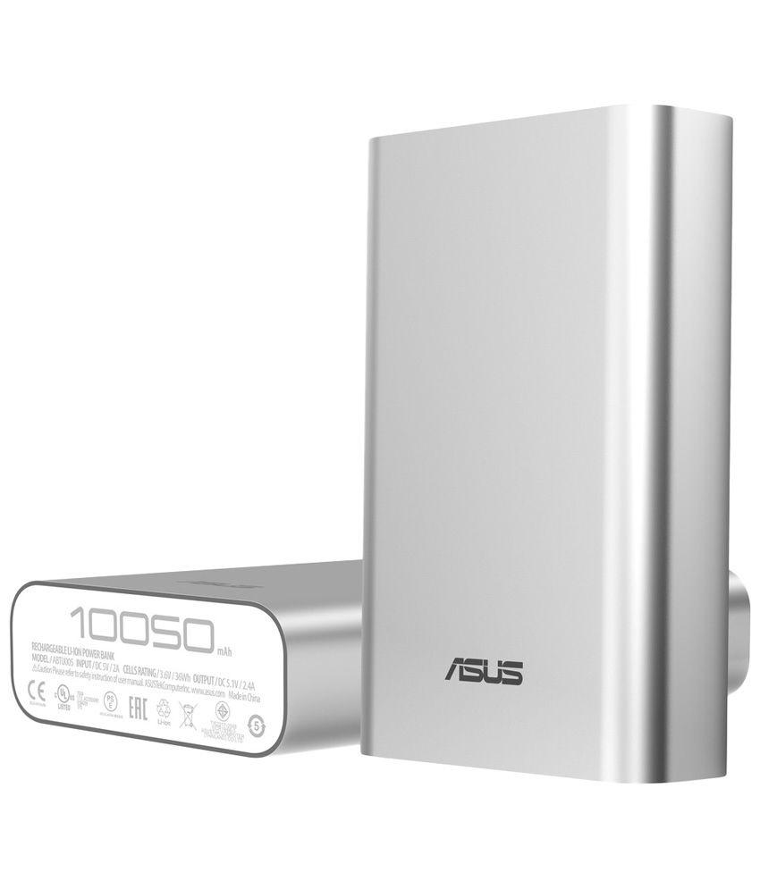 Zen Power 10050mAh Power Bank - Silver. 