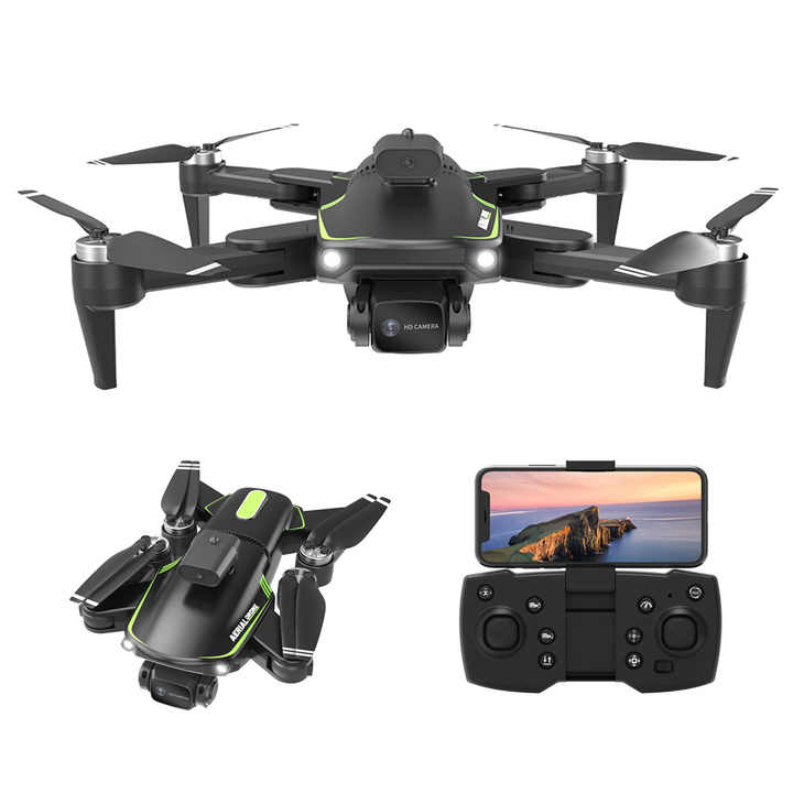 F166 Brushless motor, Dual Camera Dual Battery Sensor Drone, With 1800mah Double Battery.