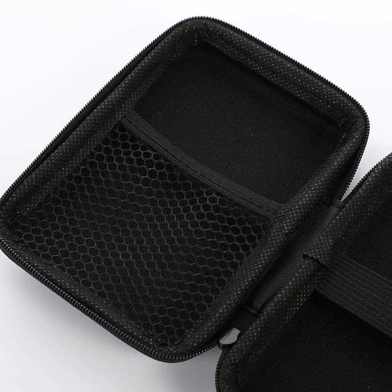 1pc Earphone Data Storage Bag Rectangle Cable Organizer Bags Pouch Tech Gadgets Portable Charger U Disk Mini Zipper Carry Case. 