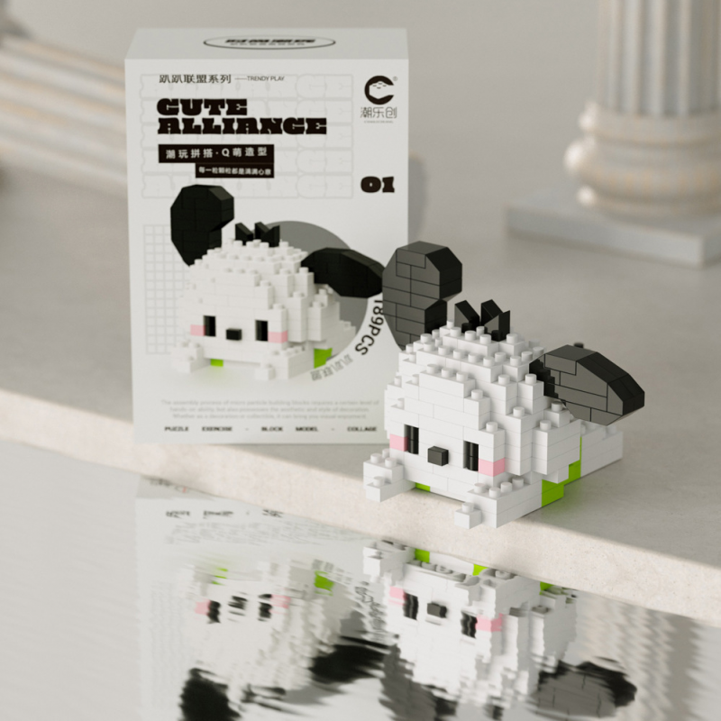Sanrio Compatible Lego Small Particle Building Blocks Assembled Toys. 