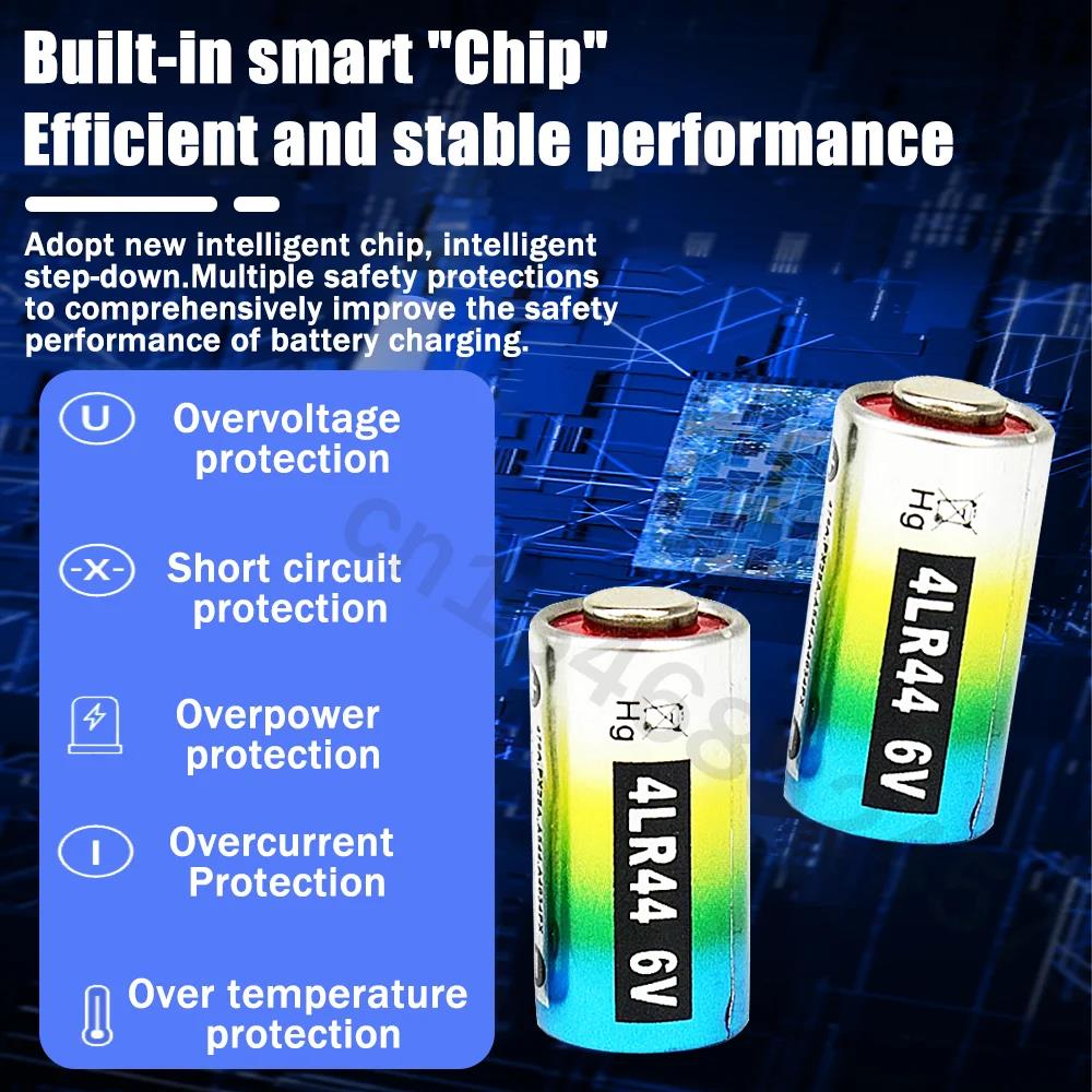 15pcs 4LR44 6V Alkaline Battery 476A PX28A L1325 4AG13 A544V 4034PX 4A76 For Bark Stopper Camera Watch Toy Dry Primary Batteries. 