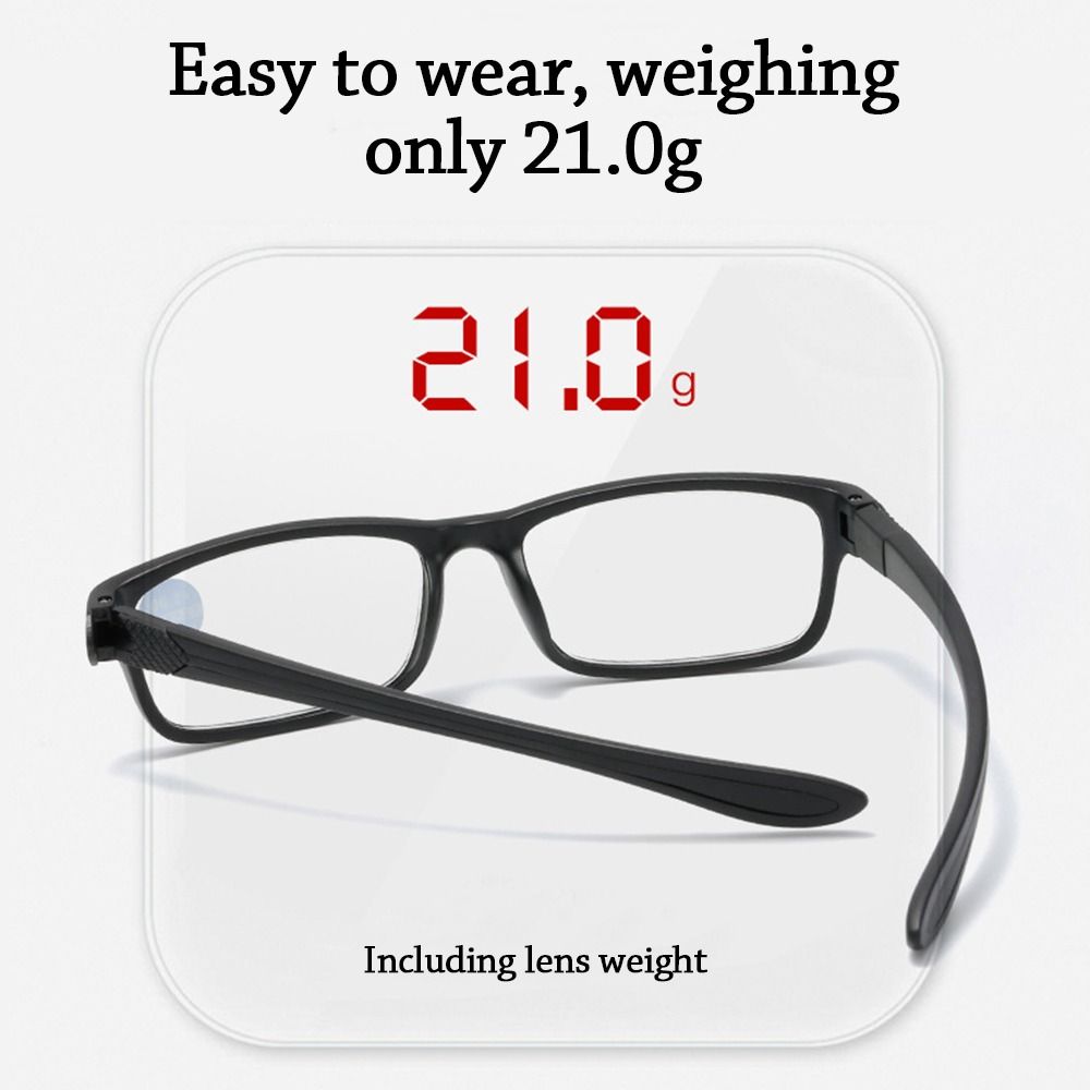 Office Simple Hyperopia Optical Eyewear Eye Protection Presbyopia Eyeglasses Reading Glasses Ultra Light Glasses Anti-Blue Light. 