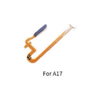 Oppo A17k Blue Color Fingerprint Sensor with Connecting Flex Cable