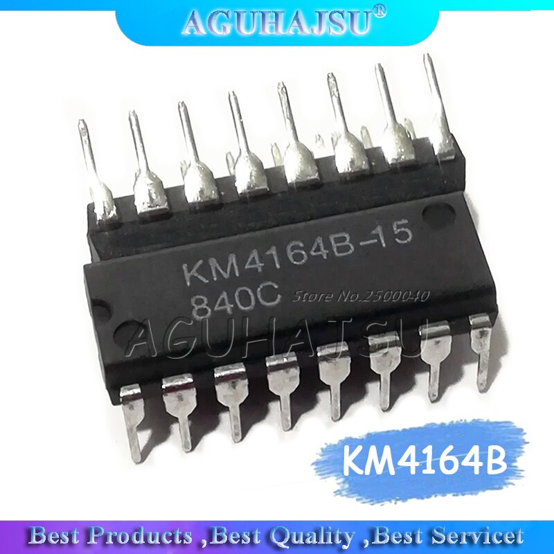 【Mary DAI Store】4164 KM4164B KM4164B-12 DIP16 64K x 1-bit dynamic memory page mode. 