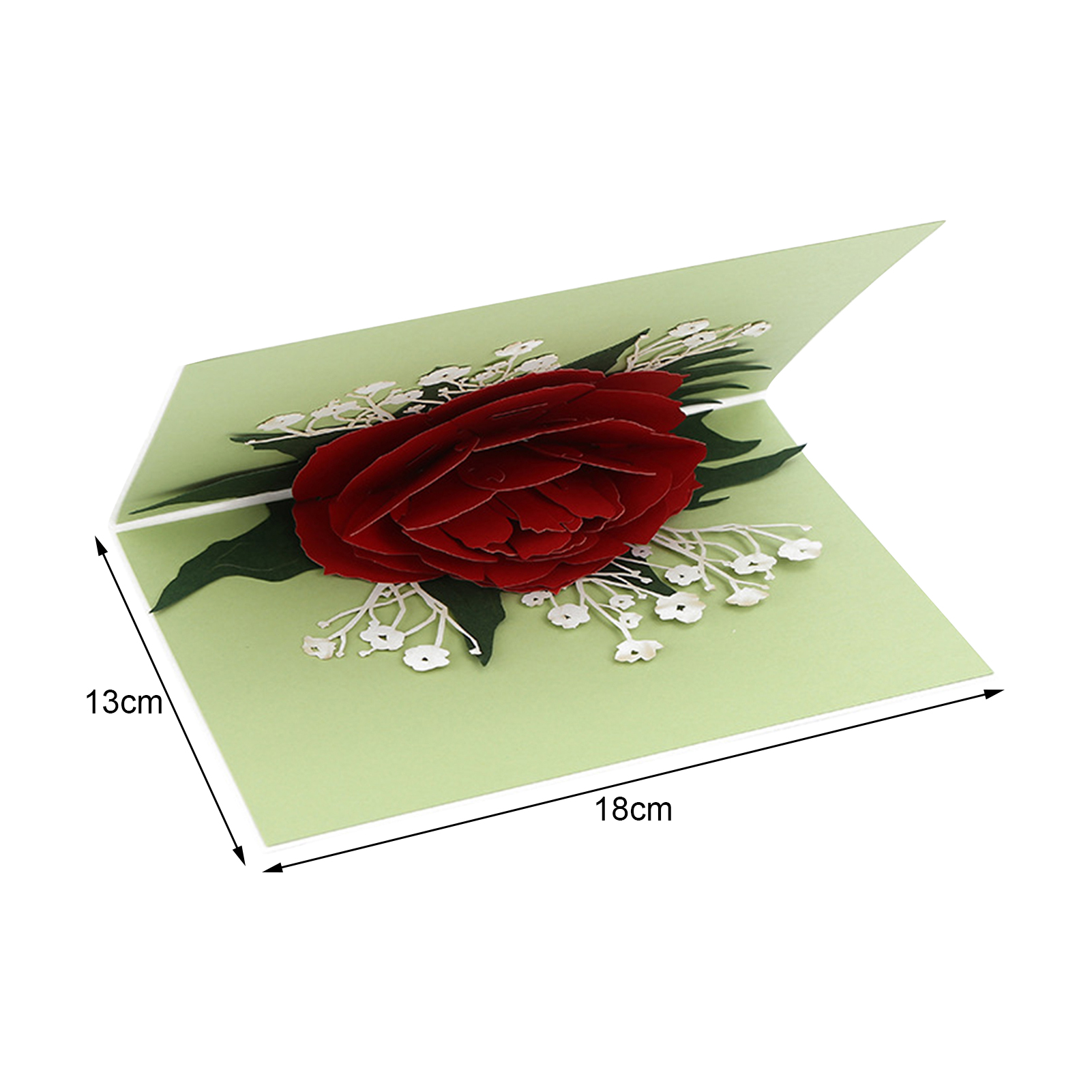 Greeting Card Nice-looking istic Flower Festival Card. 