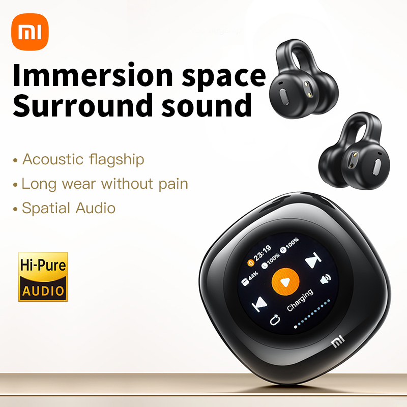 Kefeng 4 earphone clip active noise cancelling headset Xiaomi CT11 wireless bluetooth 5.noise sports running headset touch screen with microphone. 