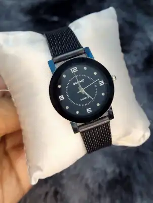 Black belt outlet watch for women