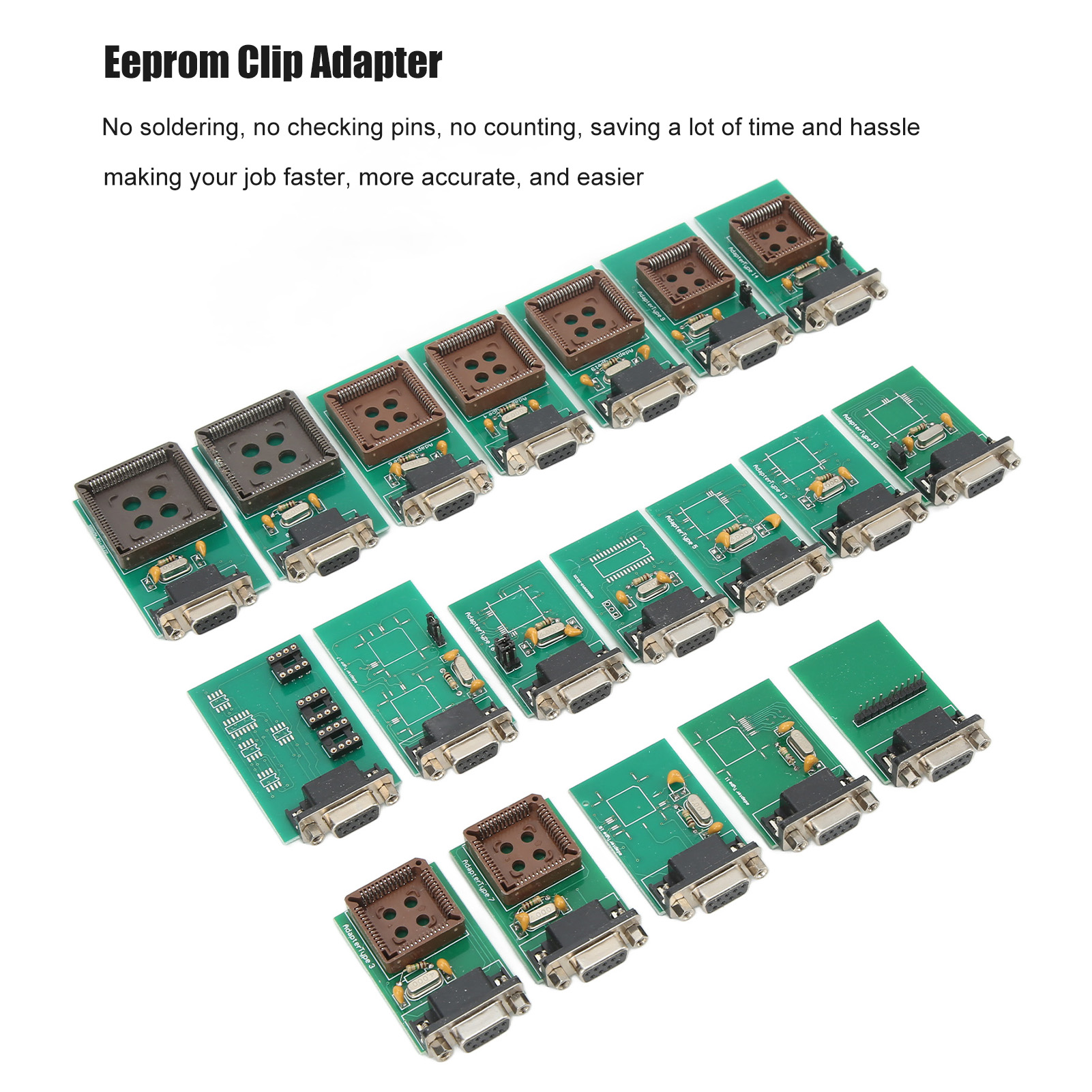 UPA Programmer Eeprom Board Adapter, UPA Adapter Complete for Car Maintenance. 