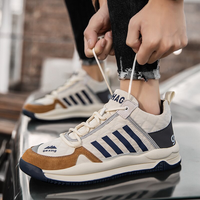 【Alien Alien】 Spring Shoes for Men Canvas Casual Sport Shoes Breathable Fabric Loafers Street Youth Flat Shoes Black Sneakers. 