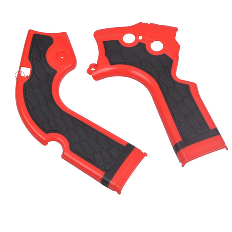 Motorcycle Frame Guard Cover Protection Protector Replacement Spare Parts for Honda CRF250R CRF450R CRF 250R 450R 201-2016 Red. 