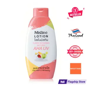 MISTINE SUPER WHITENING NATURAL AHA UV LOTION 150 ML (Made In Thailand)
