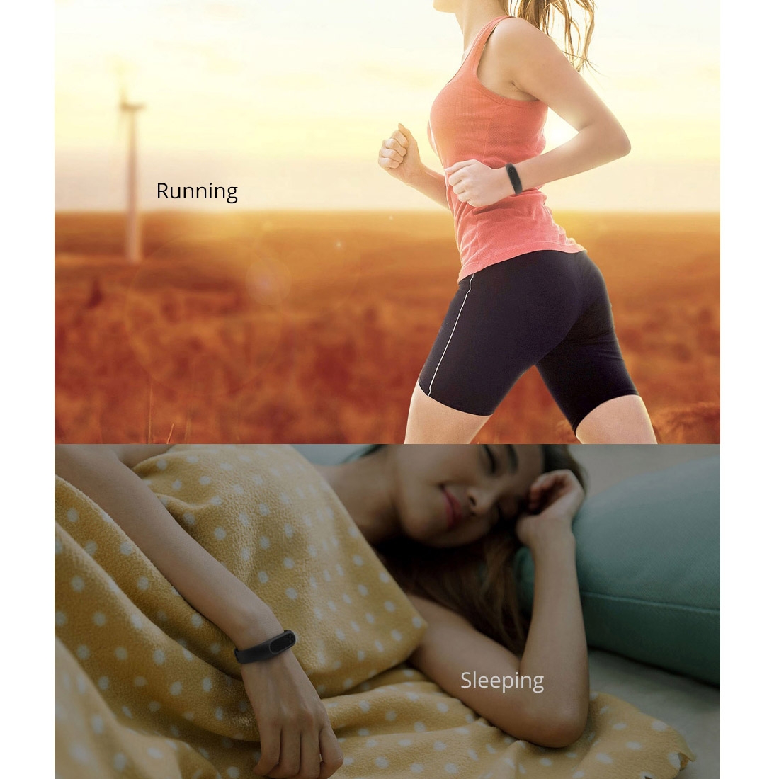 (New)For Xiaomi Mi Band 2 Colorful Wrist Bands Bracelet, Host not Included. 