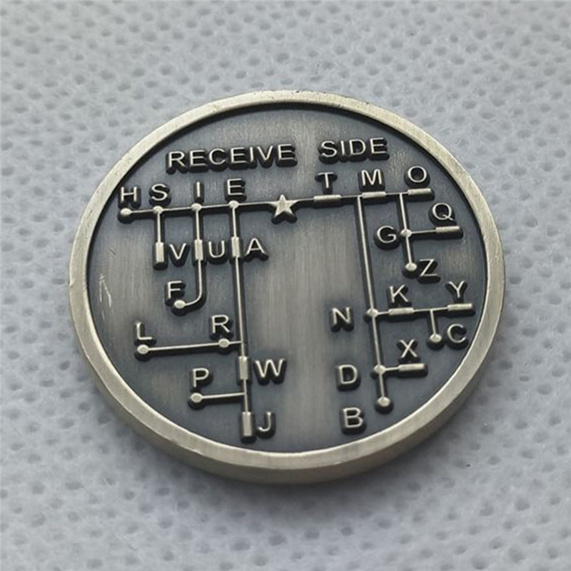 CW Morse Code Commemorative Coins CW Training Coin Morse Code Training Coin for Novice Radio Enthusiasts. 
